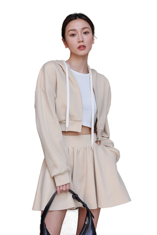 Leather Belt Long Trench Coat