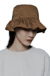 Glossy Imitation Leather Fisherman's Hat
