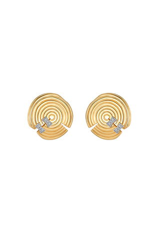 Corrugated Stud Earrings