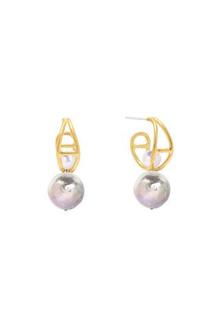 Petal Pearl Dual Purpose Earrings
