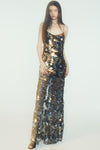 Fish Scale Sequin Slip Couture Dress