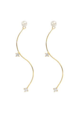 Golden Dots Earrings