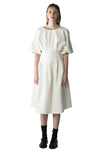 Padded Shoulder Sleeveless Dress