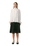 Designer Ostrich Wool White Knit Dress