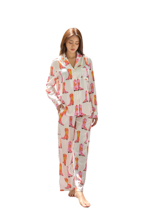 Dallas Boots Long-Sleeve and Long Pants Set