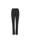 Front Slit Cropped Trousers