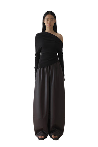 Hooded Oversized Wool-knit Dress