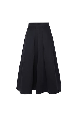 High-waisted A-hem Skirt