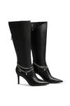 Pointed-toe High-heeled Over-the-knee Boots