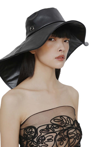 Leather Fisherman Hat