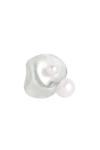 Mini Pearl Swirl Earrings