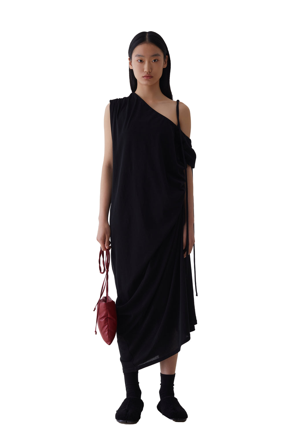 Drawstring Sleeveless Multi-wear Dress
