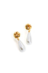 Drop Pearl Hydrangea Earrings