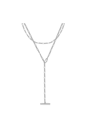Long T Cutout Necklace