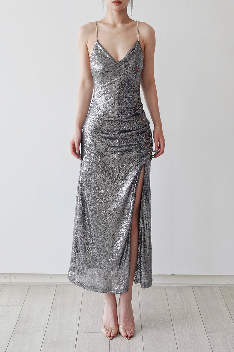 Diamond Strap Light Dress Dress