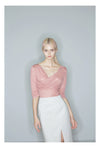 Knitted T shirt-Pink