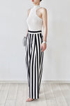 Minimalist Knitted Vest With Irregular Shoulders