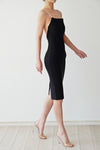 Backless Rhinestone Strap Dress