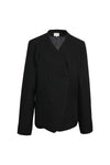 Black Satin Cloak Coat