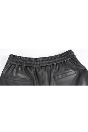 Eco-friendly Leather Shorts