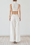 Washed Cotton-silhouette Jeans