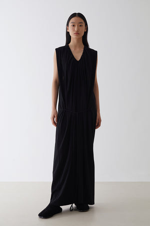 Drawstring Sleeveless Multi-wear Dress