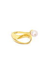 Tyche Drift Perle Golden Ring