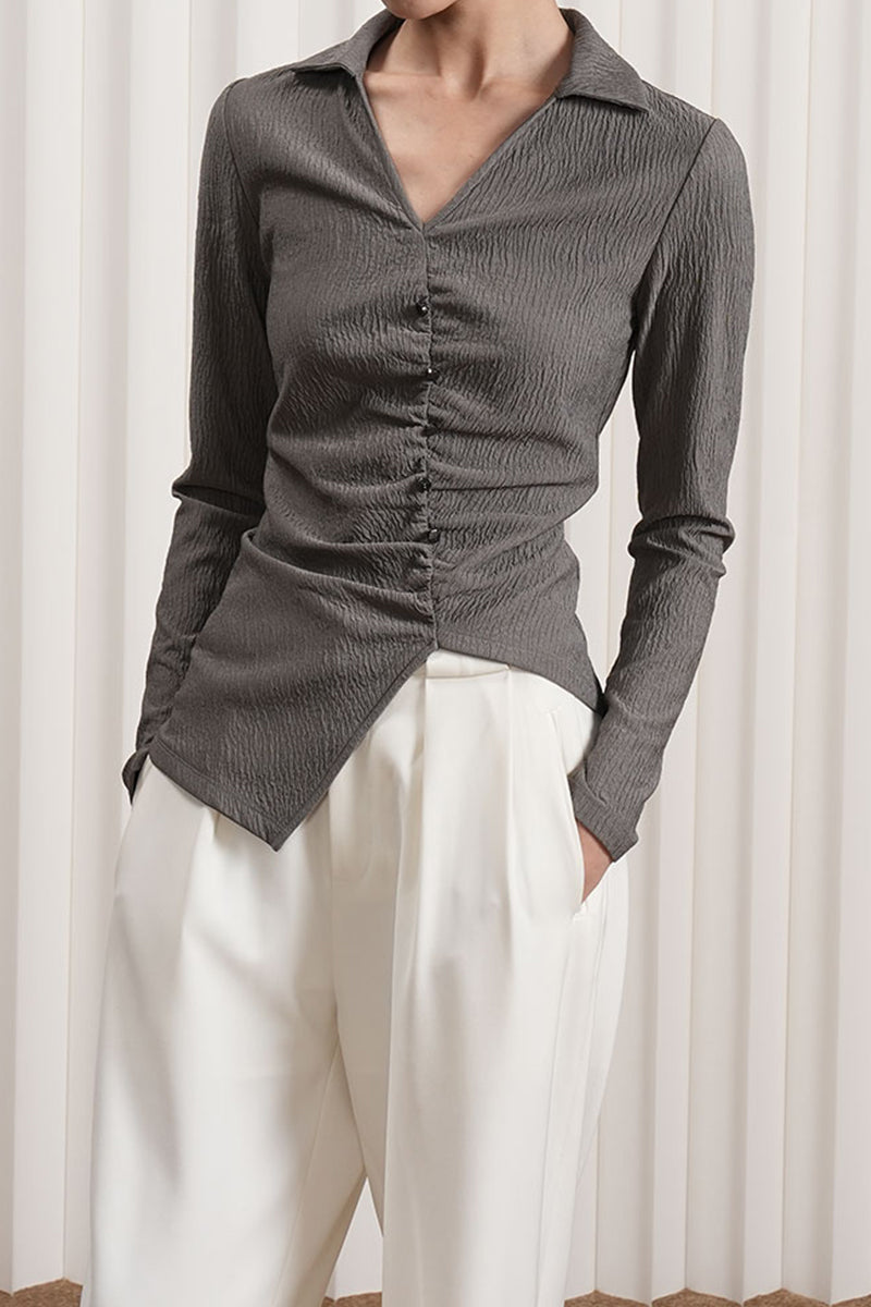 Gray Texture Shirt