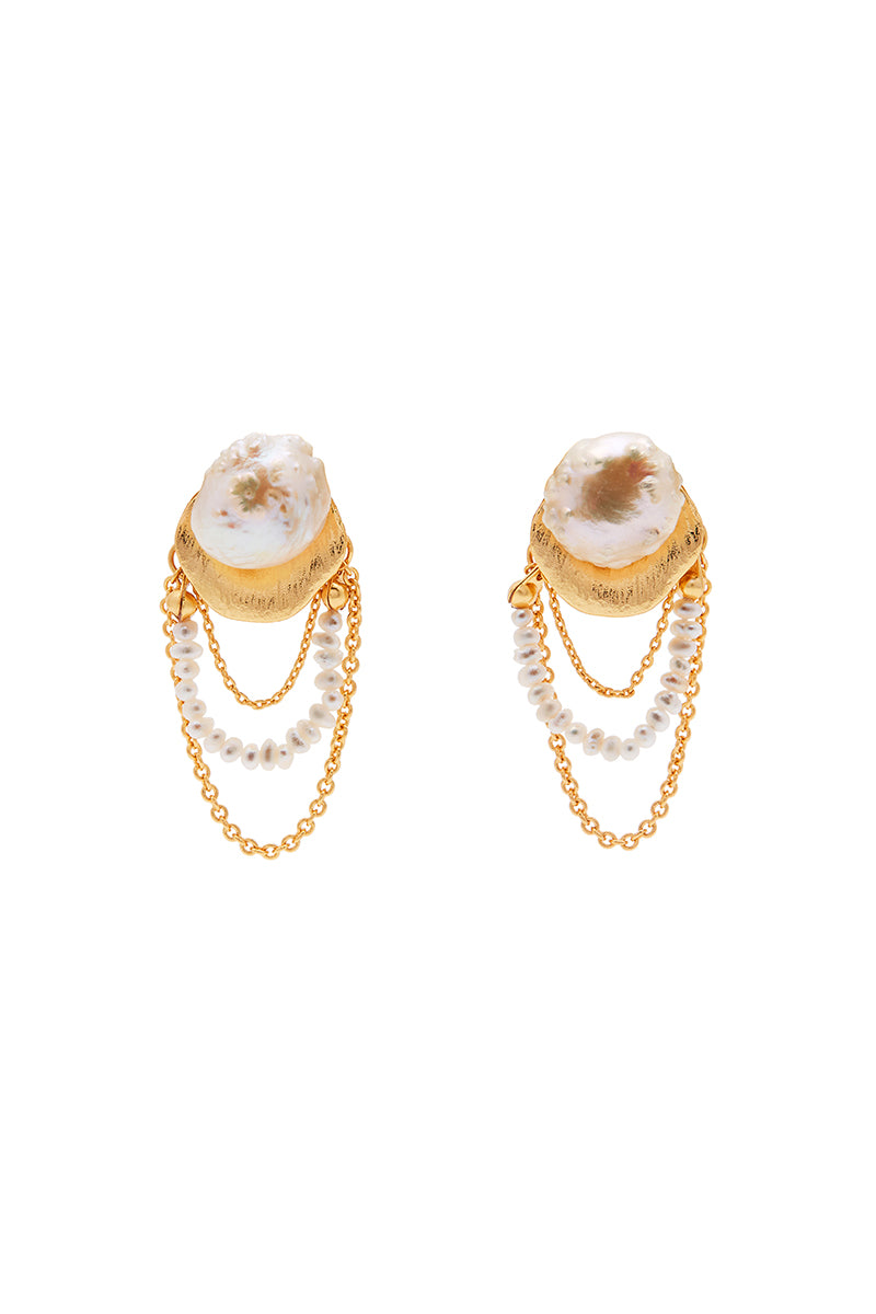 Thetis Mini Pearl Earrings