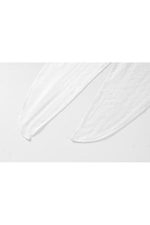 White Layered Sunscreen Long Sleeve Shirt