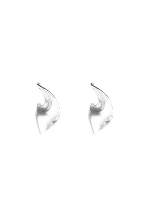 Silver Scallop Earrings