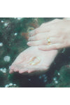 珍珠貝殼戒指