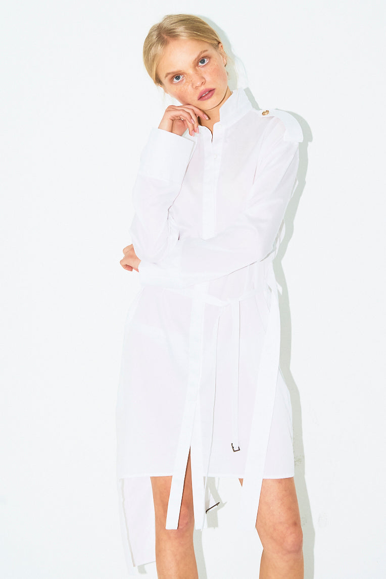 White Shirtdress